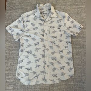 Chubbies Breezetech Friday Shirt Small Western Print Cowboy